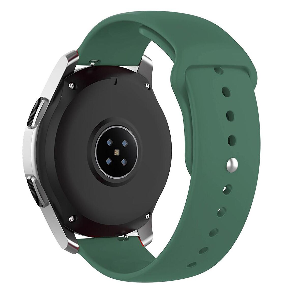 NovStrap Samsung Galaxy Watch 6 Seri 40-44mm Classic 43-47mm ile Uyumlu Kordon (20 mm) Soft Silikon