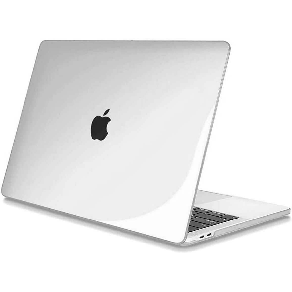 Apple MacBook Air 13 inç 2021 M1 Çip A2337 Uyumlu Kılıf Sert Rubber Kapak Üst ve Alt Koruma Kapağı
