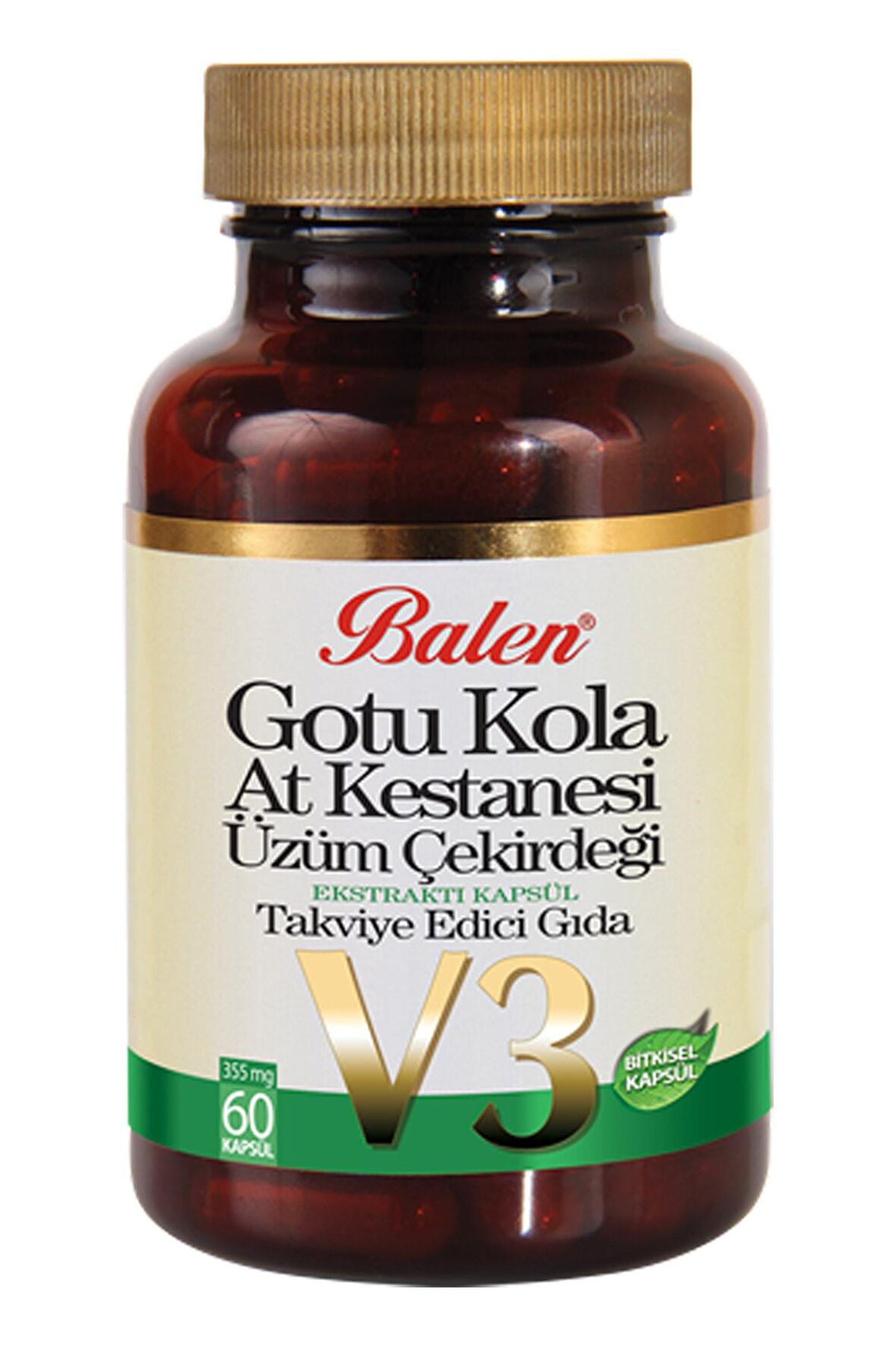 Gotu Kola At Kestanesi Üzüm Çekirdeği 60lık
