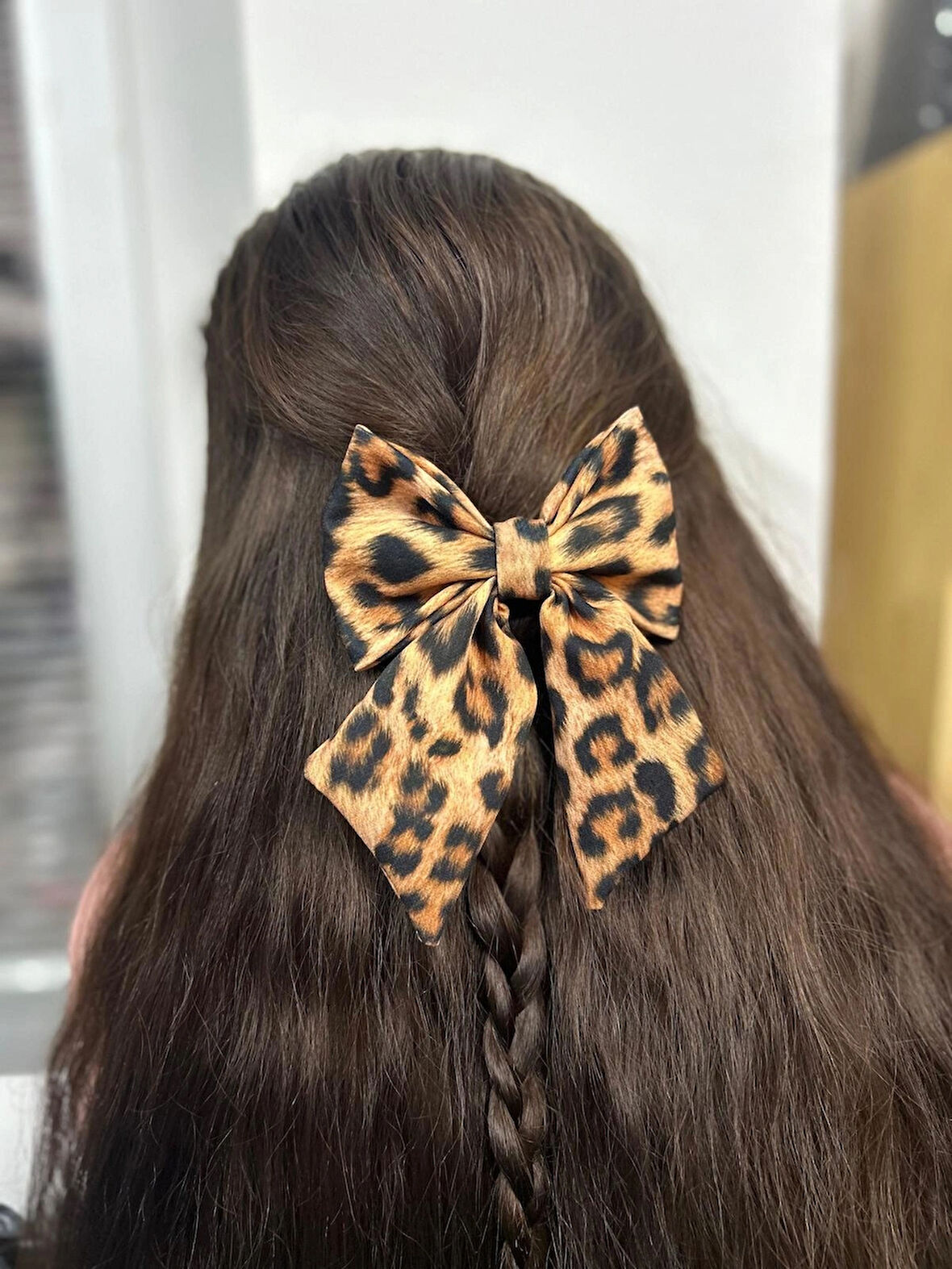 MelKady 527 - Leopar Desenli Lüx Otomatik Toka