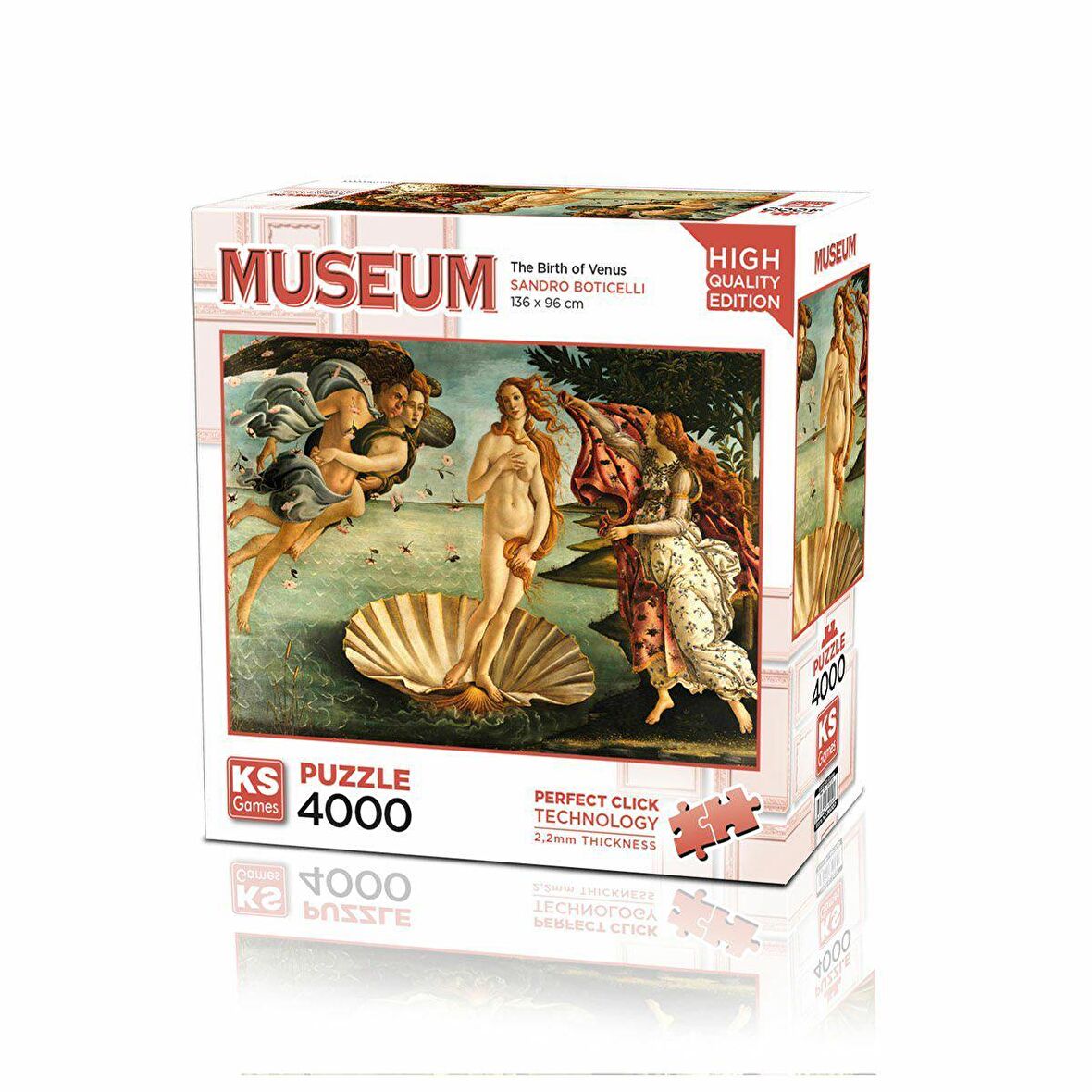 FABBATOYS The birth of Venus 4000 Parça Puzzle