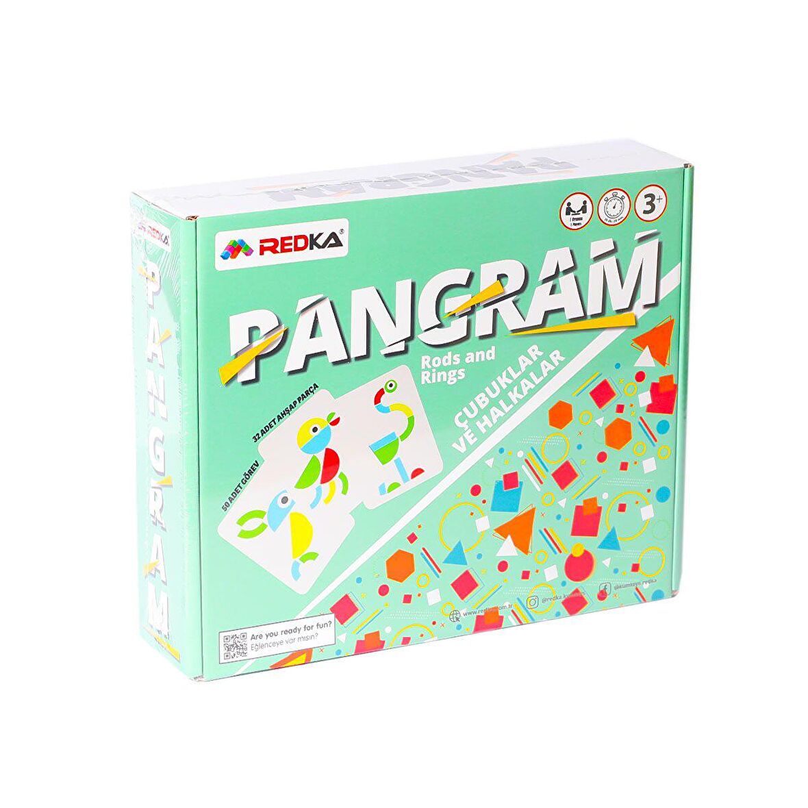 FABBATOYS Pangram Çubuklar ve Halkalar 