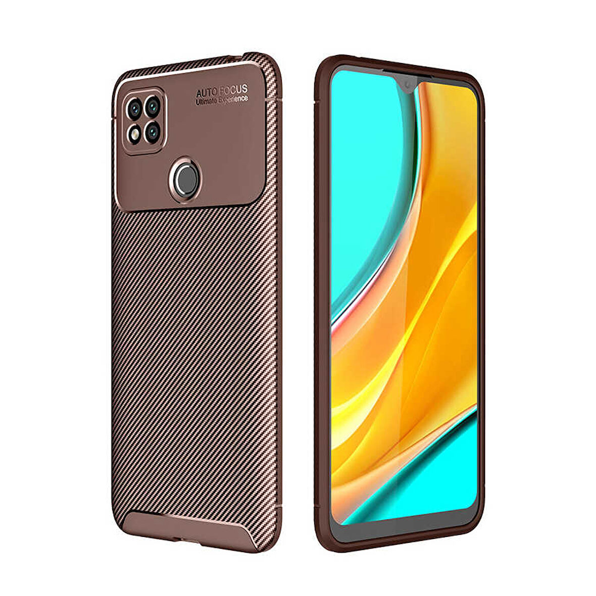 Xiaomi Redmi 9C Kılıf Karbon Silikon Case