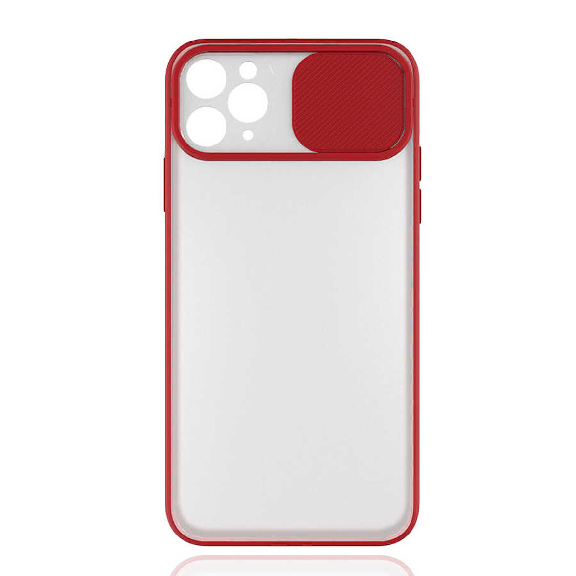 Apple iPhone 11 Pro Max Kılıf Kamera Kapatmalı Lensi Case