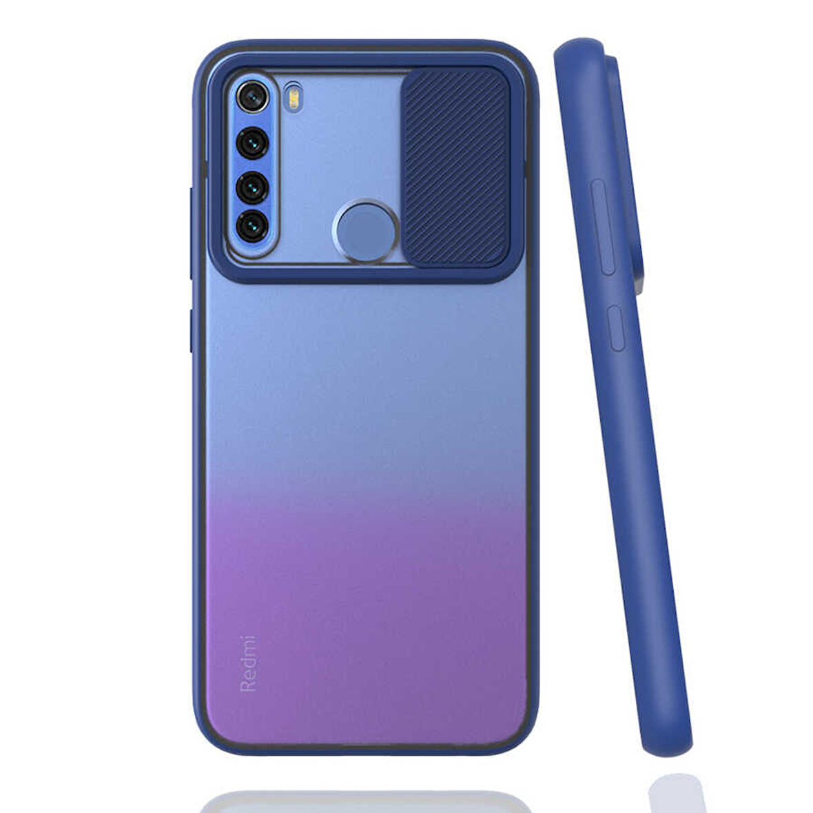 Xiaomi Redmi Note 8 Kılıf Kamera Kapatmalı Lensi Case