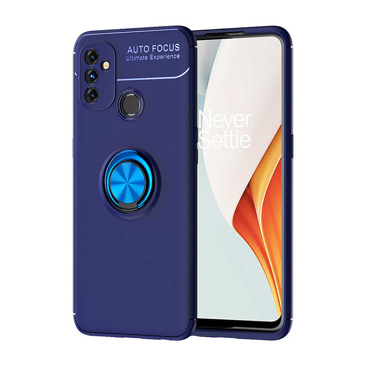 One Plus Nord N100 Kılıf Yüzüklü Magnetli Ravel Case