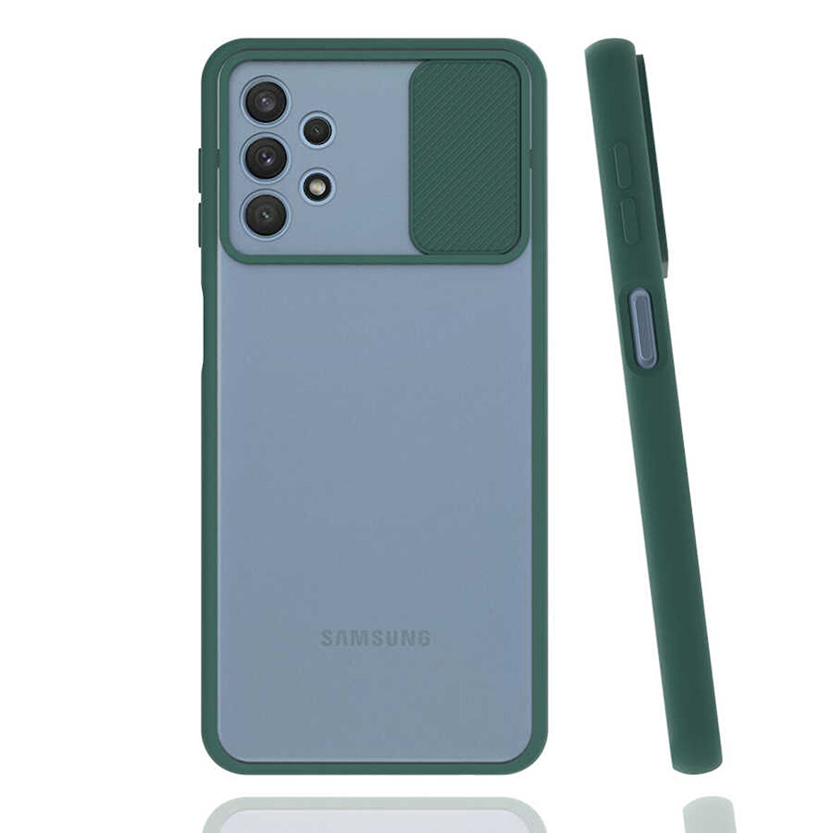 Samsung Galaxy A32 4G Kılıf Kamera Kapatmalı Lensi Case