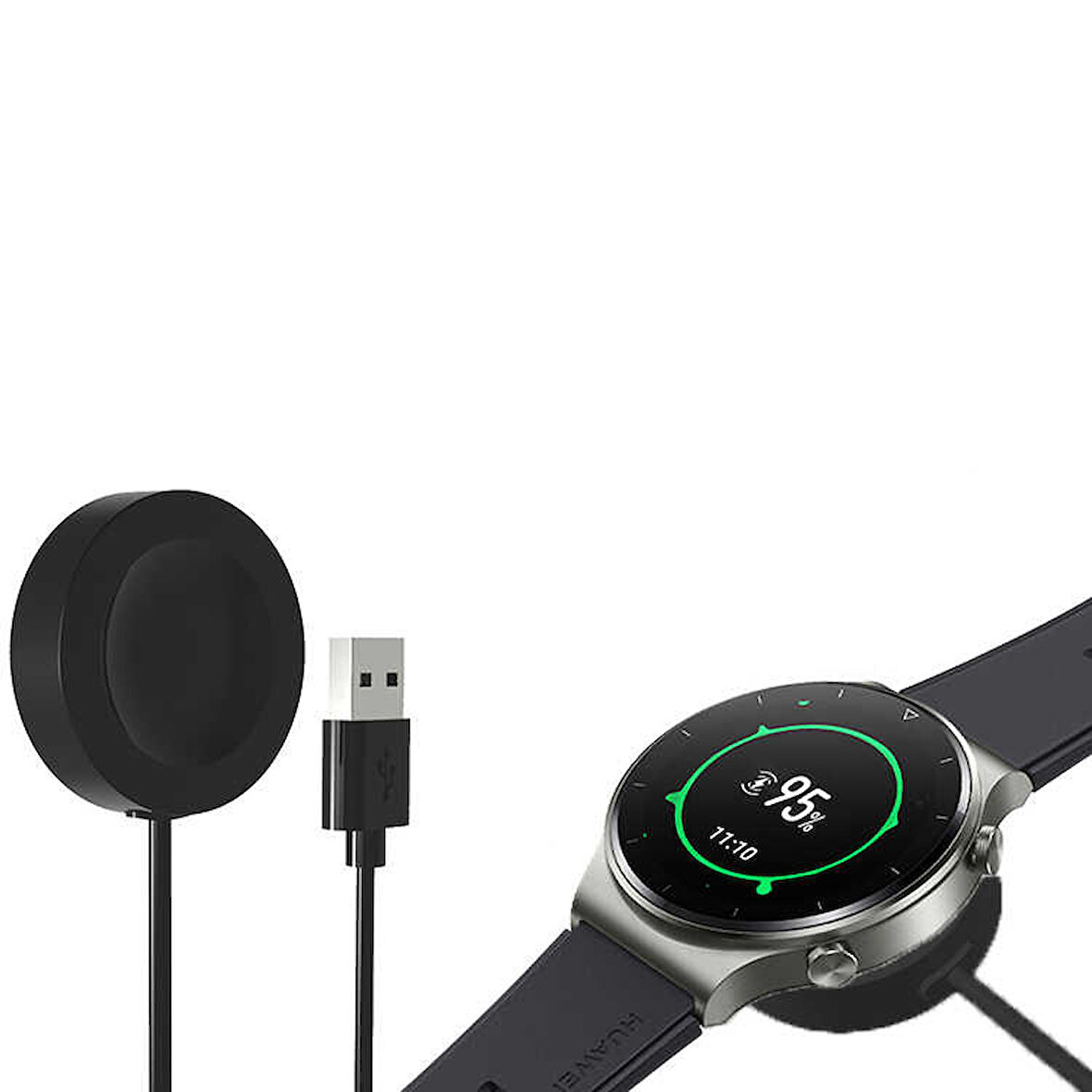 Huawei Watch GT2 Pro GT3 / PRO 46mm 42mm Runner Watch 3 / 3 Pro Usb Hızlı Şarj Kablosu Aleti Standı