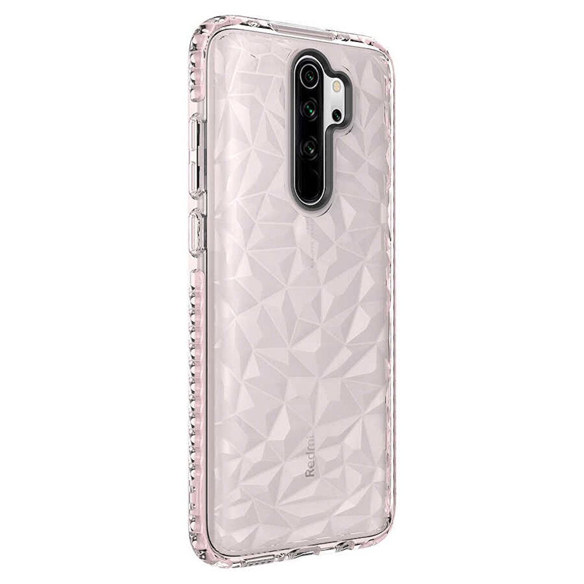 Xiaomi Redmi Note 8 Pro Kılıf Bumper Şeffaf Buzlu Kapak