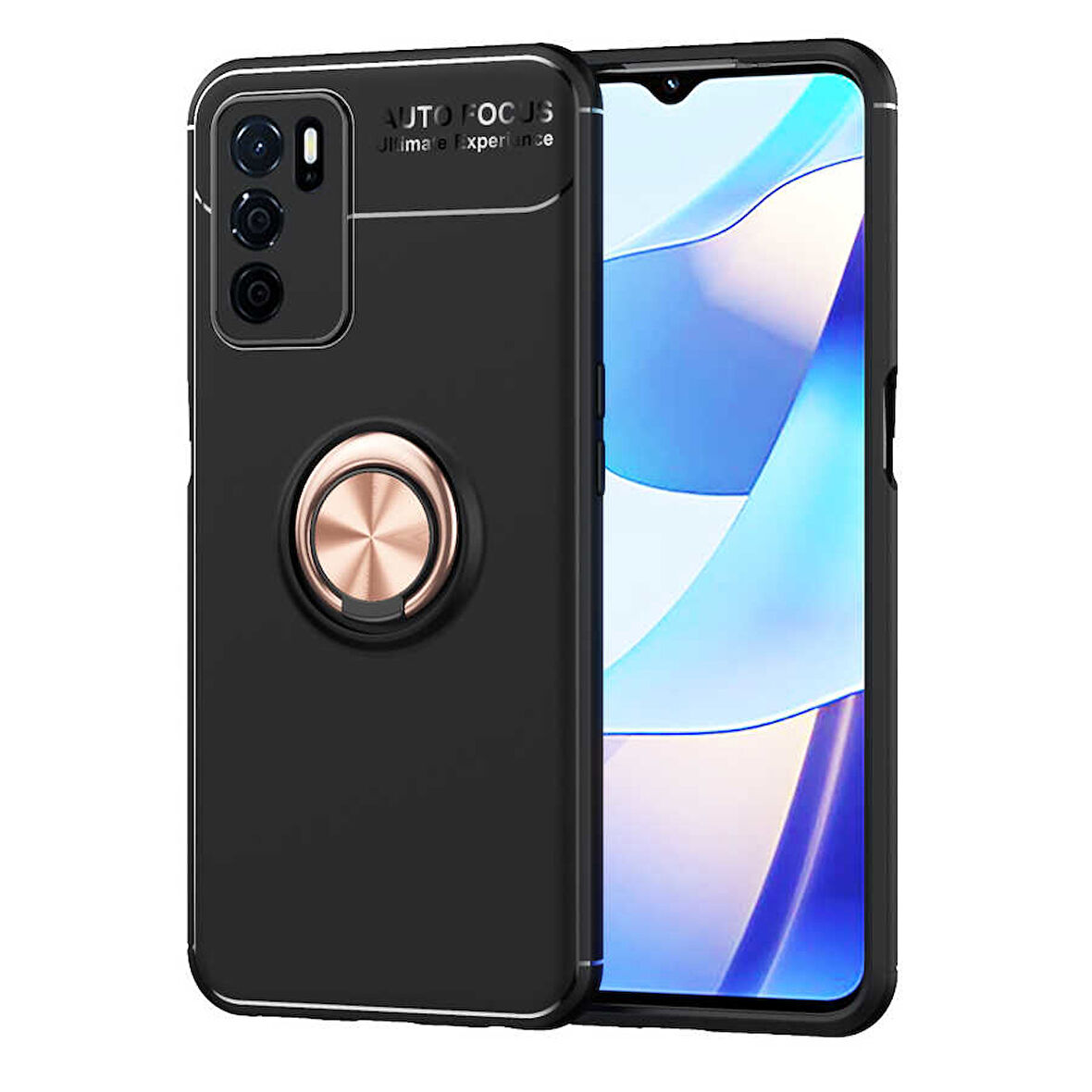 Oppo A16 Kılıf Yüzüklü Magnetli Ravel Case