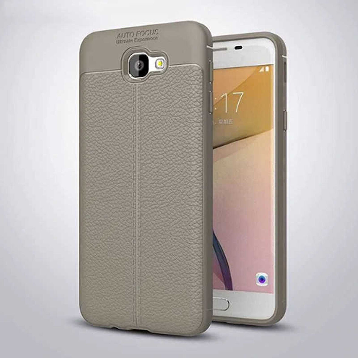 Samsung Galaxy J5 Prime Kılıf Deri Tarzı Niss Silikon Case