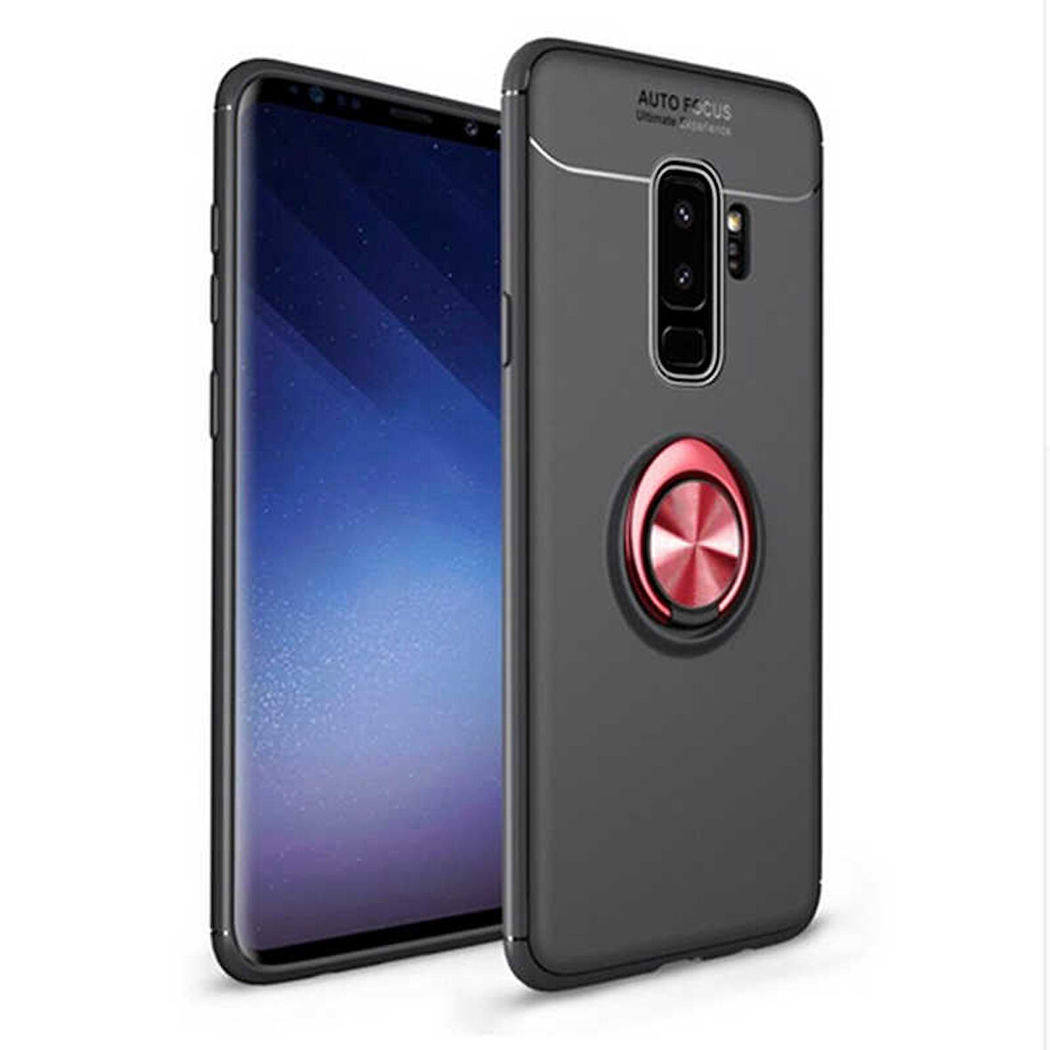 Samsung Galaxy S9 Plus Kılıf Yüzüklü Magnetli Ravel Case