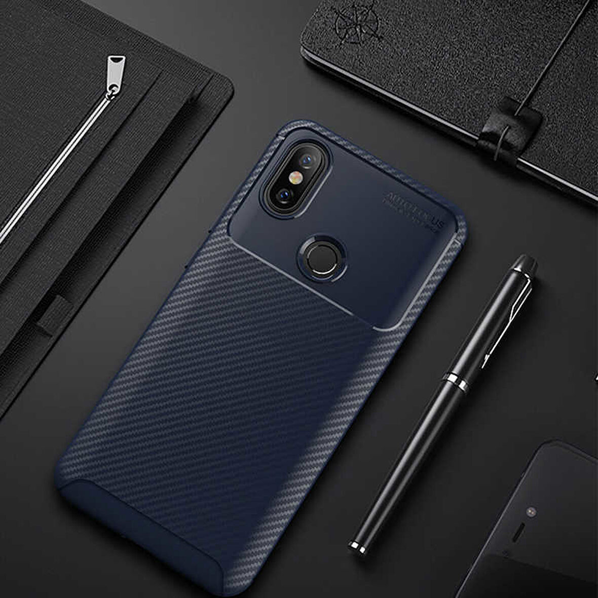Xiaomi Mi 6X Kılıf Karbon Silikon Case