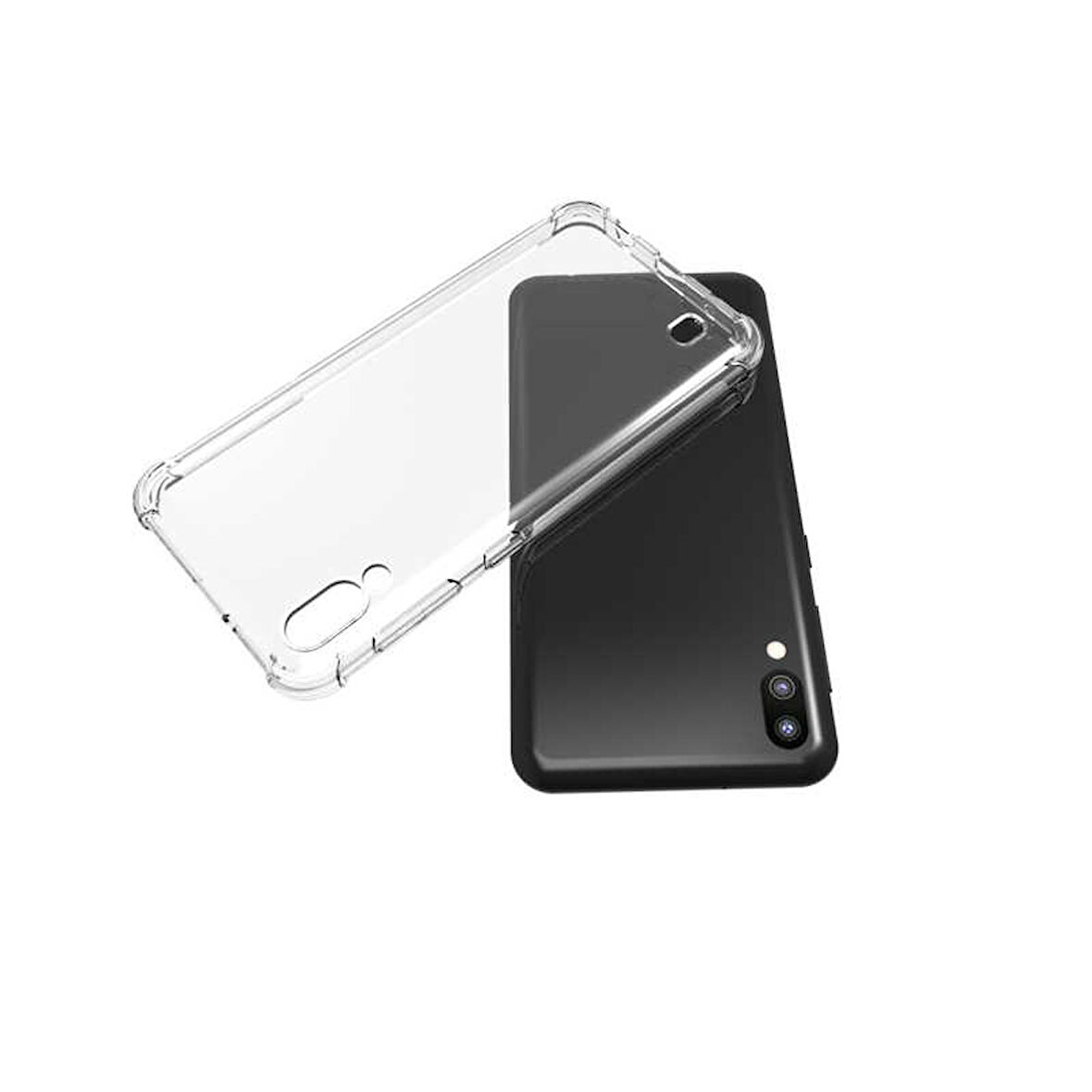 Samsung Galaxy M10 Kılıf Şeffaf Nitro Anti Shock Kapak