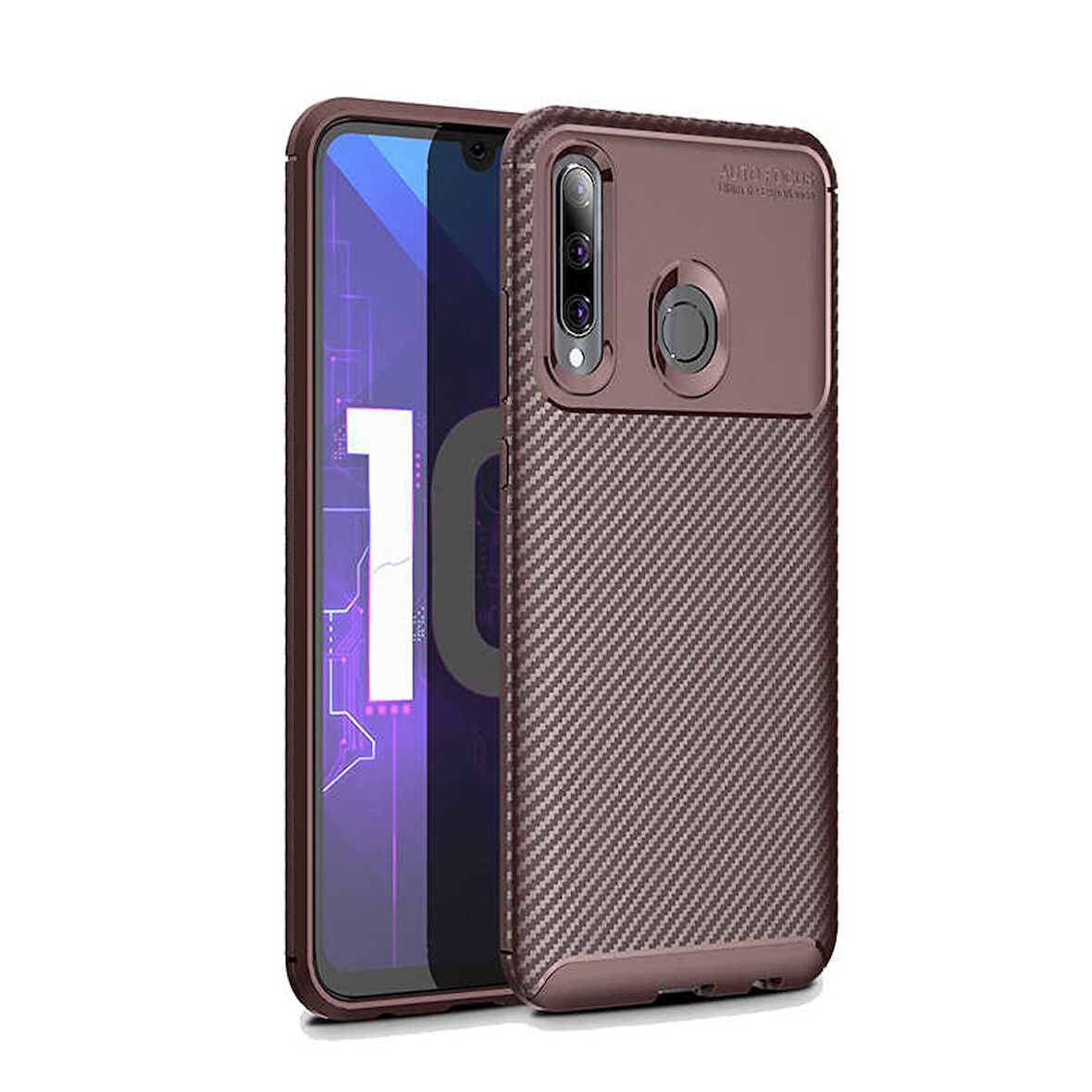 Huawei Honor 20 Lite Kılıf Karbon Silikon Case