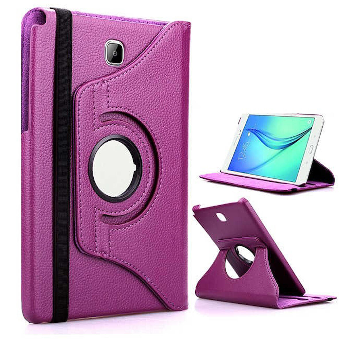 Samsung Galaxy Tab A 10.1 P580 P583 P585 Kılıf 360 Dönebilen Standlı Case