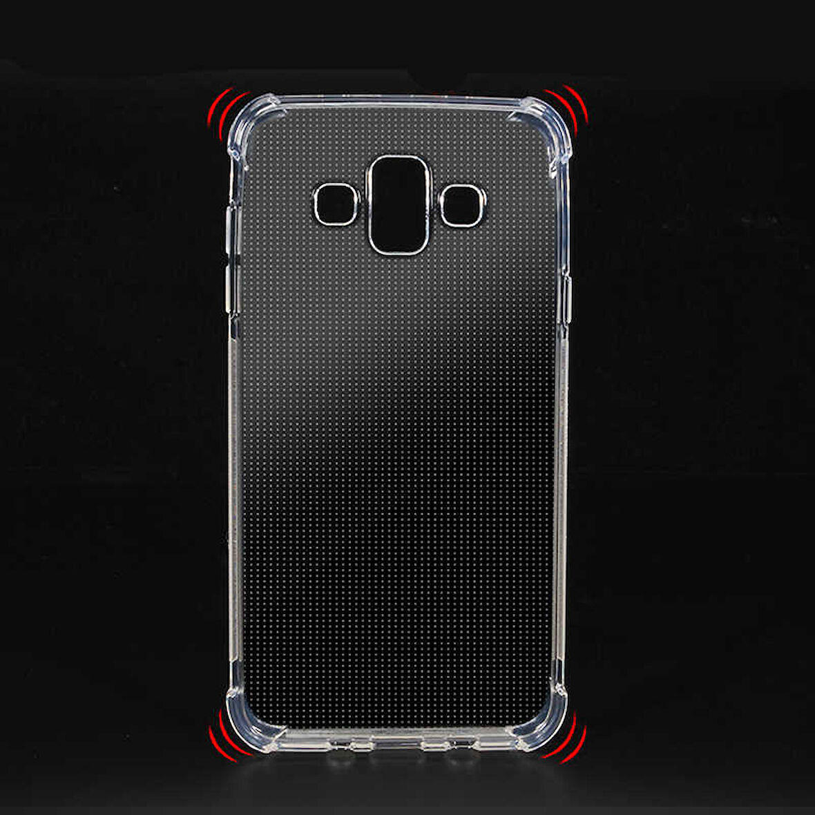 Samsung Galaxy J7 Duo Kılıf Şeffaf Nitro Anti Shock Kapak