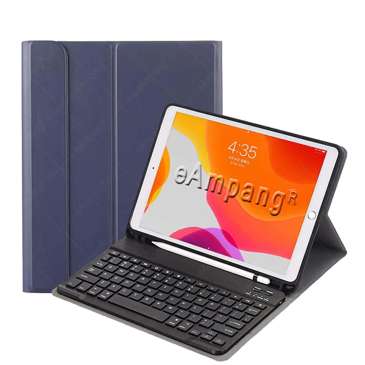 Apple iPad 8. Nesil 10.2" Kılıf Kablosuz Klavyeli Kılıf Mobax A2270 A2428 A2429 A2430