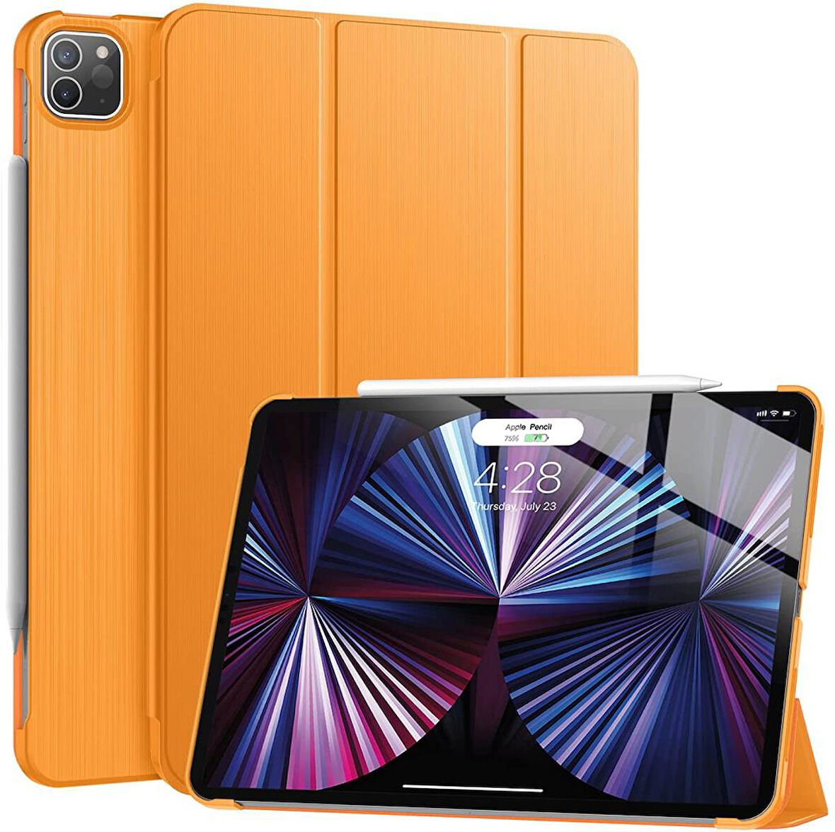 Apple iPad Pro 11 3. Nesil 2021 Kılıf PU Deri Smart Standlı Case A2377 A2459 A2301 A2460