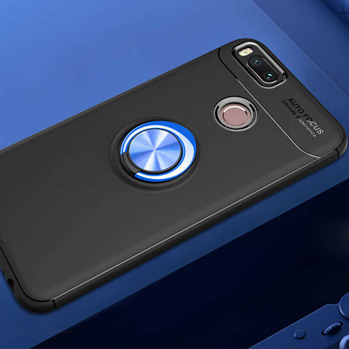 Xiaomi Mi 5X Kılıf Yüzüklü Magnetli Ravel Case