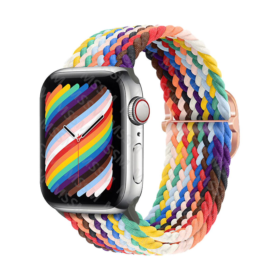 Apple Watch 42/44/45/46/49mm Kordon Örgü Tokalı Kordon 2/3/4/5/6/se/7/8/9/10/ultra
