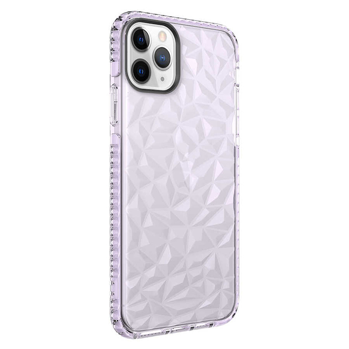 Apple iPhone 11 Pro Max Kılıf Bumper Şeffaf Buzlu Kapak