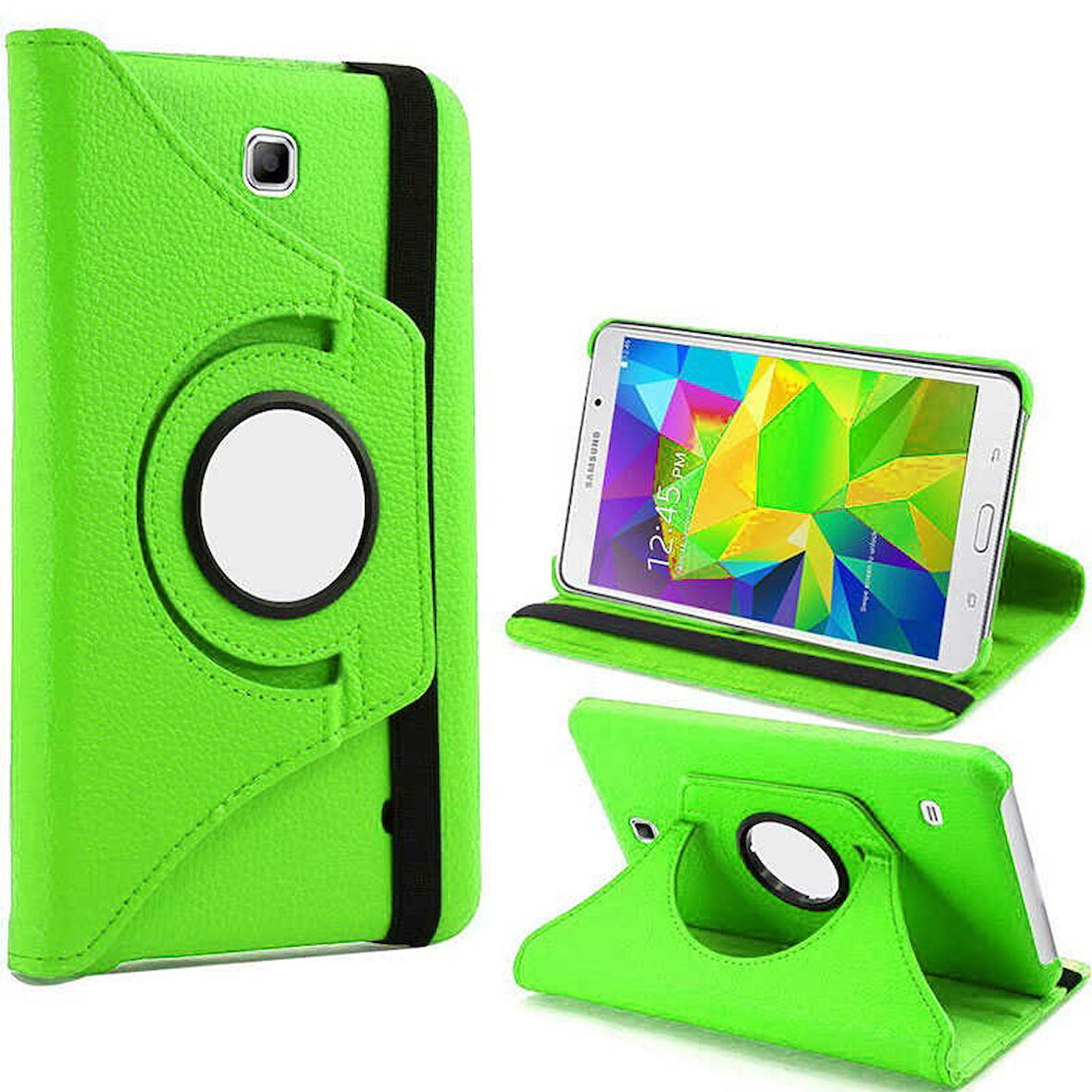 Samsung Galaxy Tab 4 7.0 T230 T231 T235 Kılıf 360 Dönebilen Standlı Case