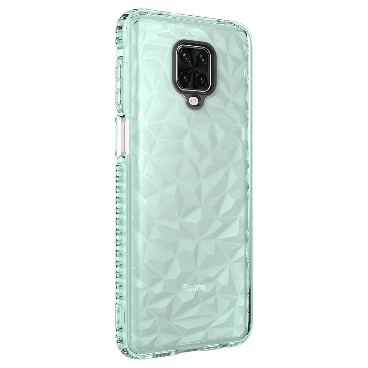 Xiaomi Redmi Note 9 Pro Kılıf Bumper Şeffaf Buzlu Kapak