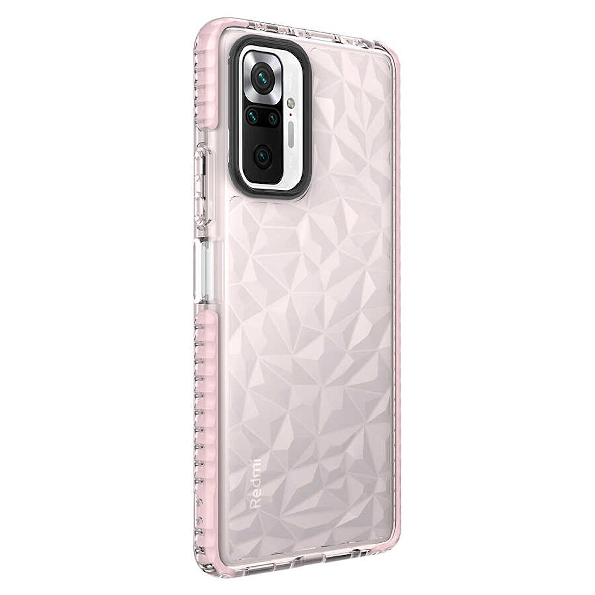 Xiaomi Redmi Note 10 Pro Kılıf Bumper Şeffaf Buzlu Kapak