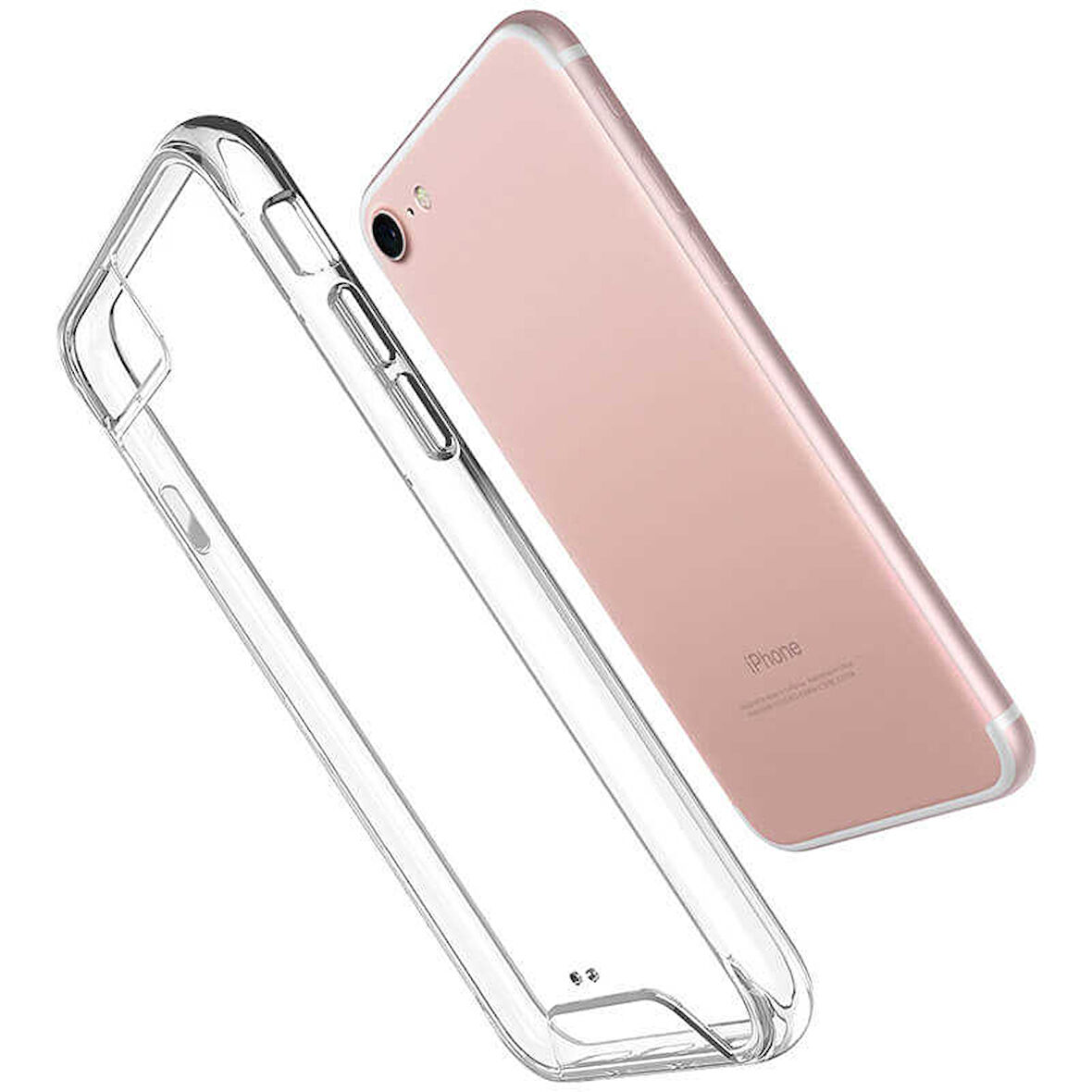Apple iPhone 7 Kılıf Şeffaf Sararmaz Gard Silikon