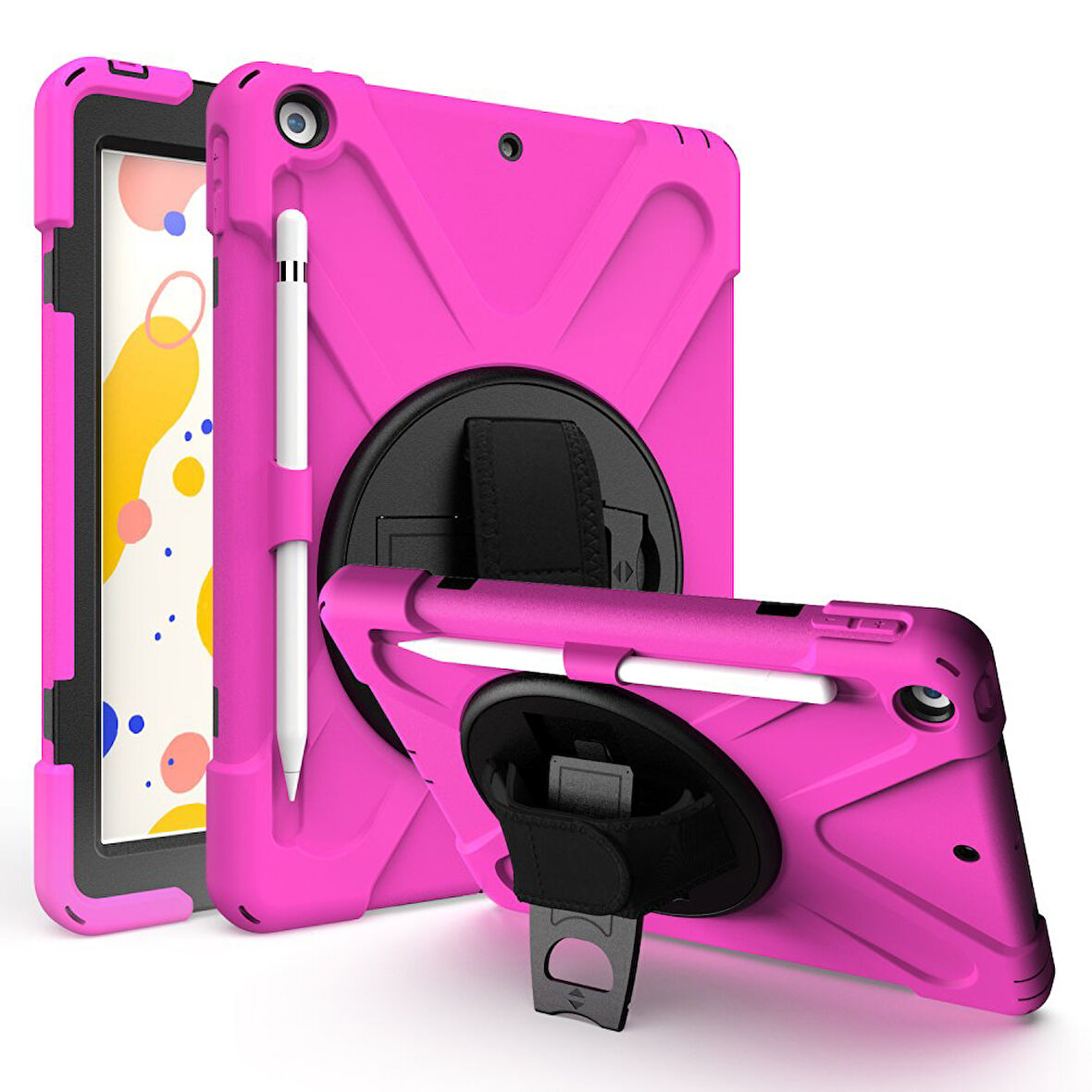 Apple iPad 6. Nesil 9.7 Kılıf Defender Askılı Zırhlı Tank Case A1893 A1954