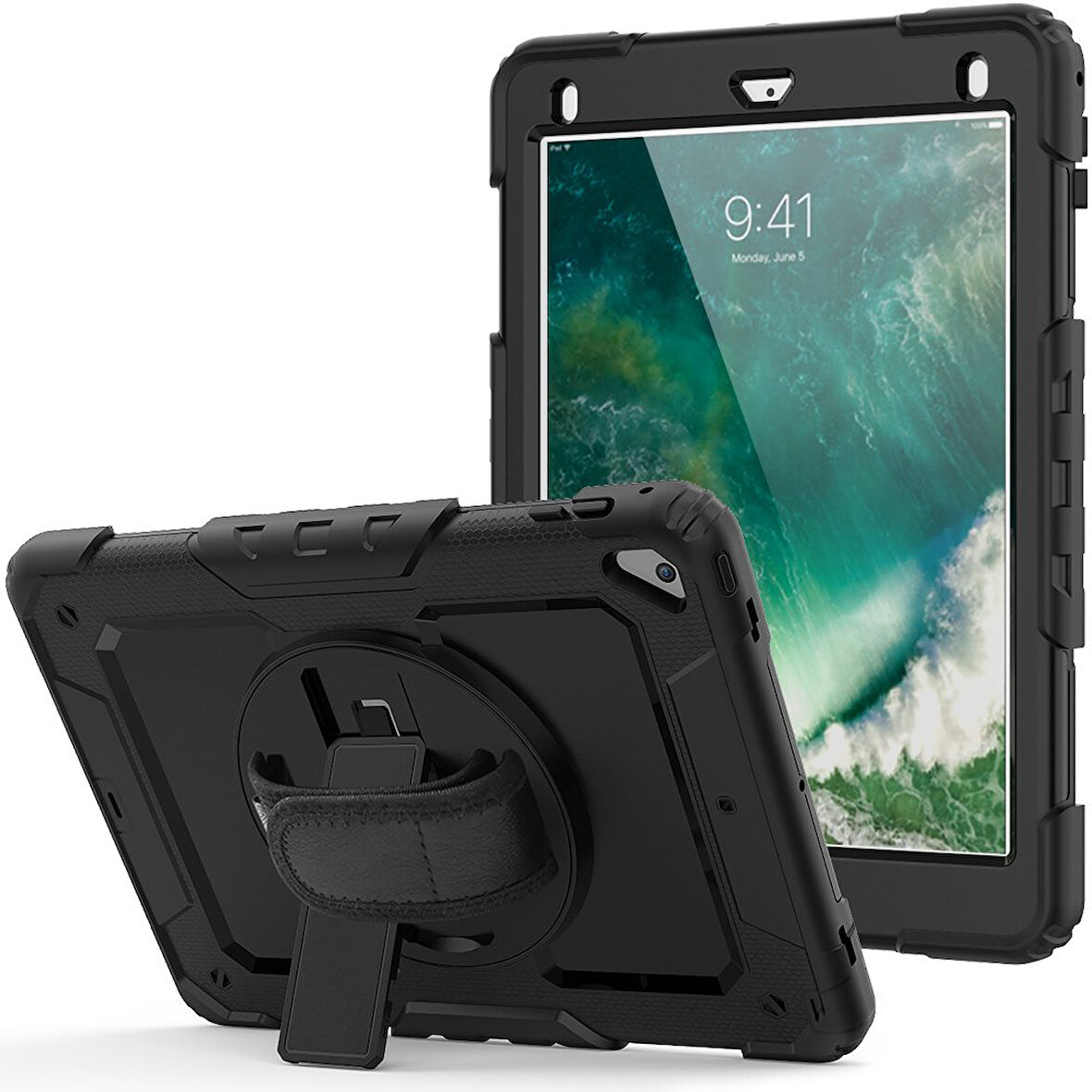 Apple iPad 5. Nesil 9.7" Kılıf Defender Askılı Pars Case A1822 A1823