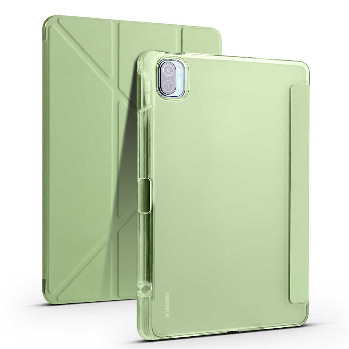 Xiaomi Mi Pad 5 / 5 Pro Kılıf Kalem Bölmeli Trifolding Case