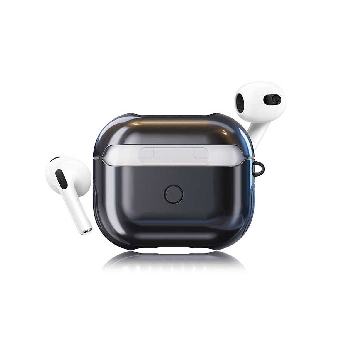 Apple Airpods 3. Nesil Uyumlu Kılıf Shockproof Silikon Renkli Uyumlu Kılıf