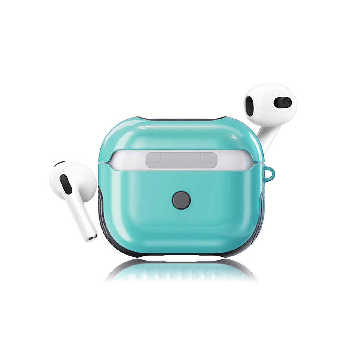 Apple Airpods 3. Nesil Uyumlu Kılıf Shockproof Silikon Renkli Uyumlu Kılıf