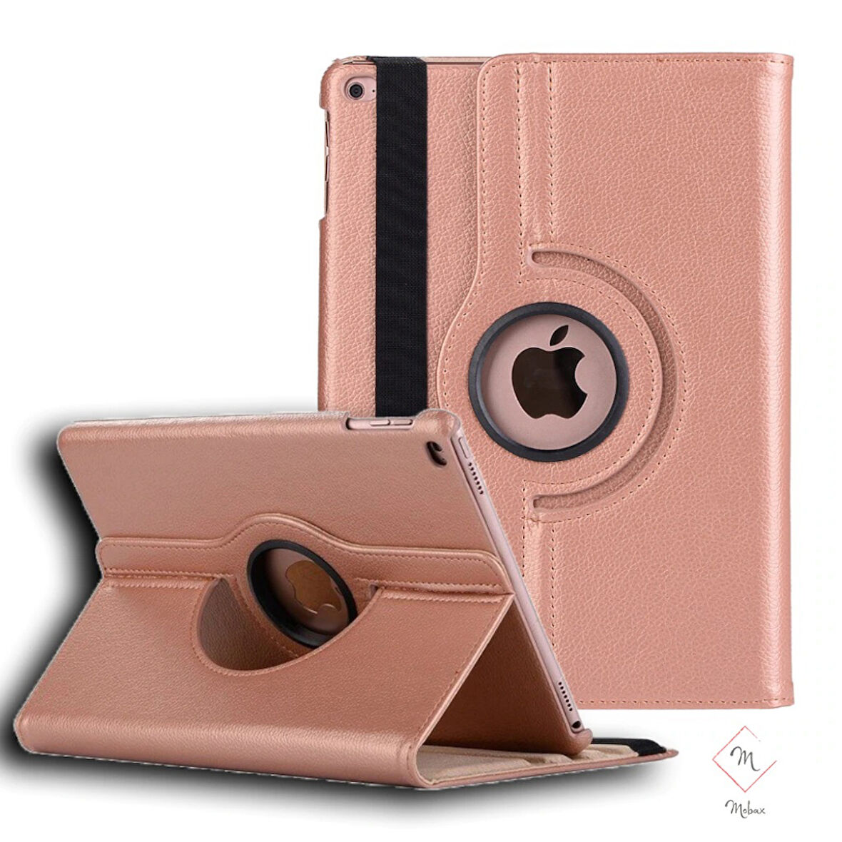 Apple iPad 5. Nesil 6. Nesil 9.7 Kılıf 360 Dönebilen Standlı Case A1822 A1823 A1893 A1954