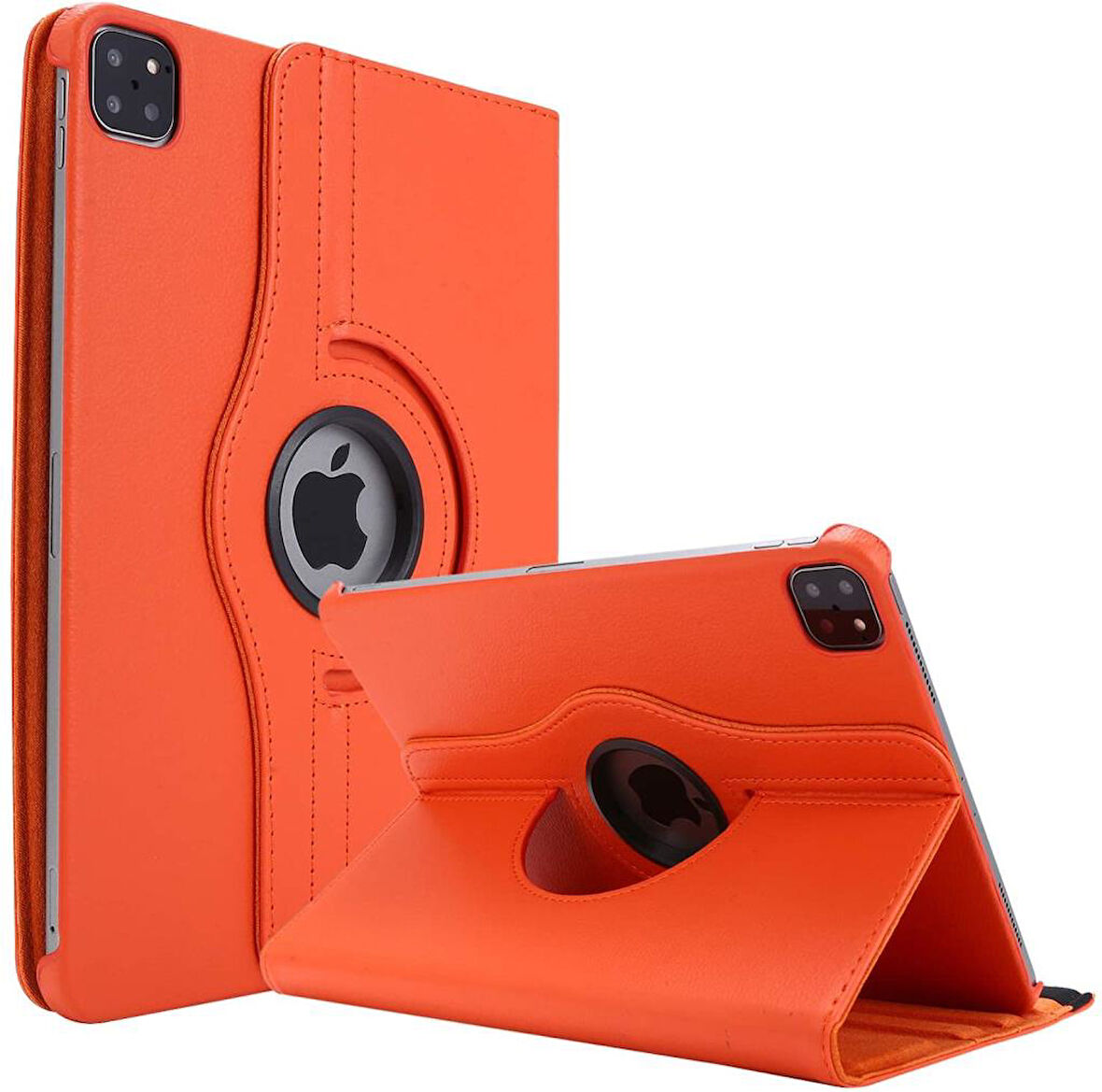 Apple iPad Pro 12.9 4. Nesil 2020 Kılıf 360 Dönebilen Standlı Case A2229 A2069 A2232 A2233