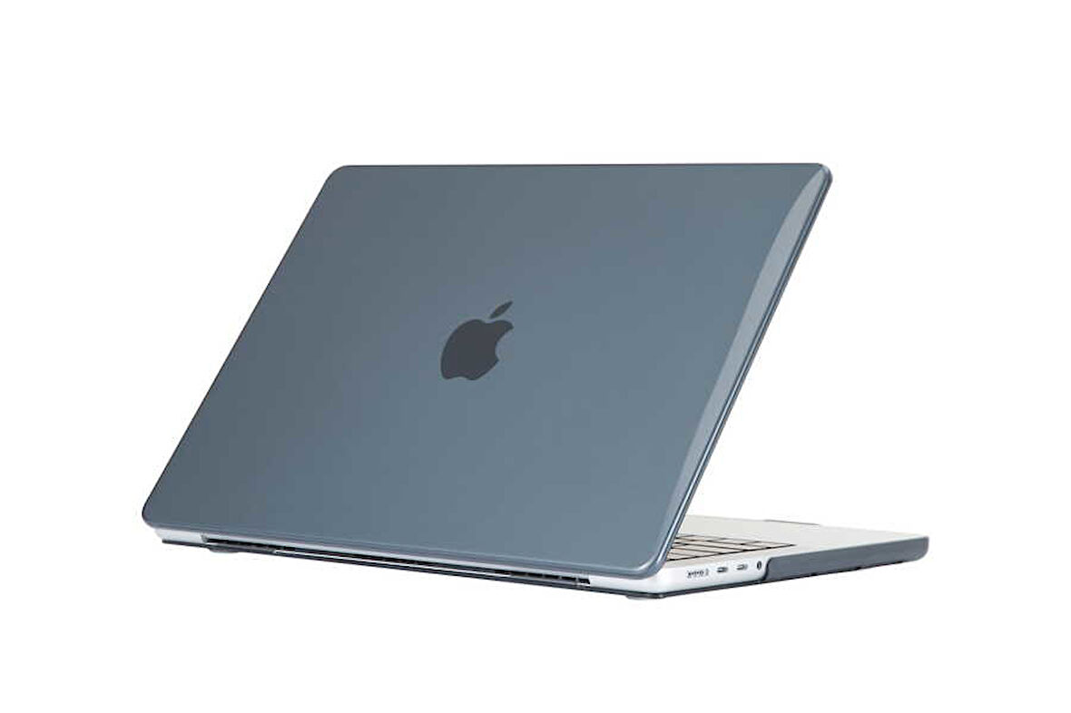 Apple Macbook Pro 14.2inç A2442 2021 Kılıf Kristal Ön Arka Şeffaf Kapak TD