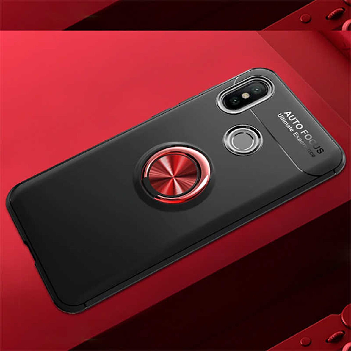 Xiaomi Redmi Note 7 Kılıf Yüzüklü Magnetli Ravel Case