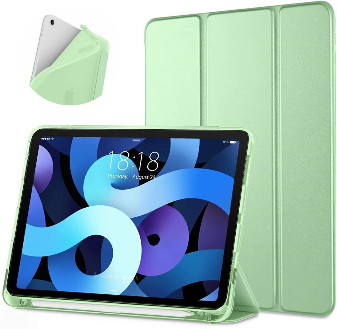 Apple iPad Air 4 10.9 Kılıf TPU Kalem Bölmeli A2072 A2316 A2324 A2325