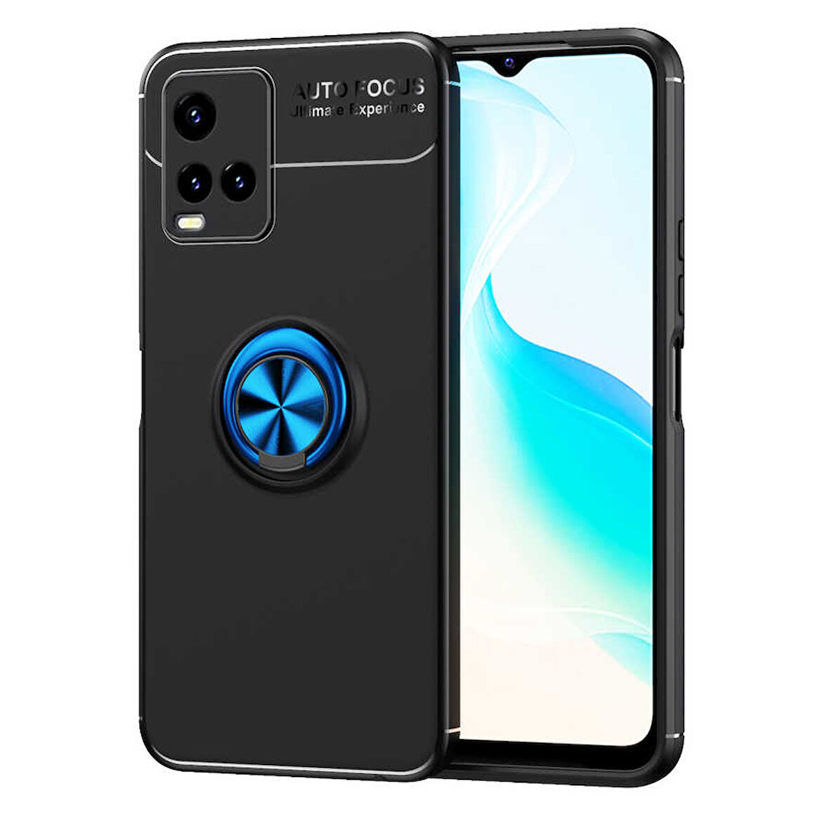 Vivo Y21S Kılıf Yüzüklü Magnetli Ravel Case Kapak