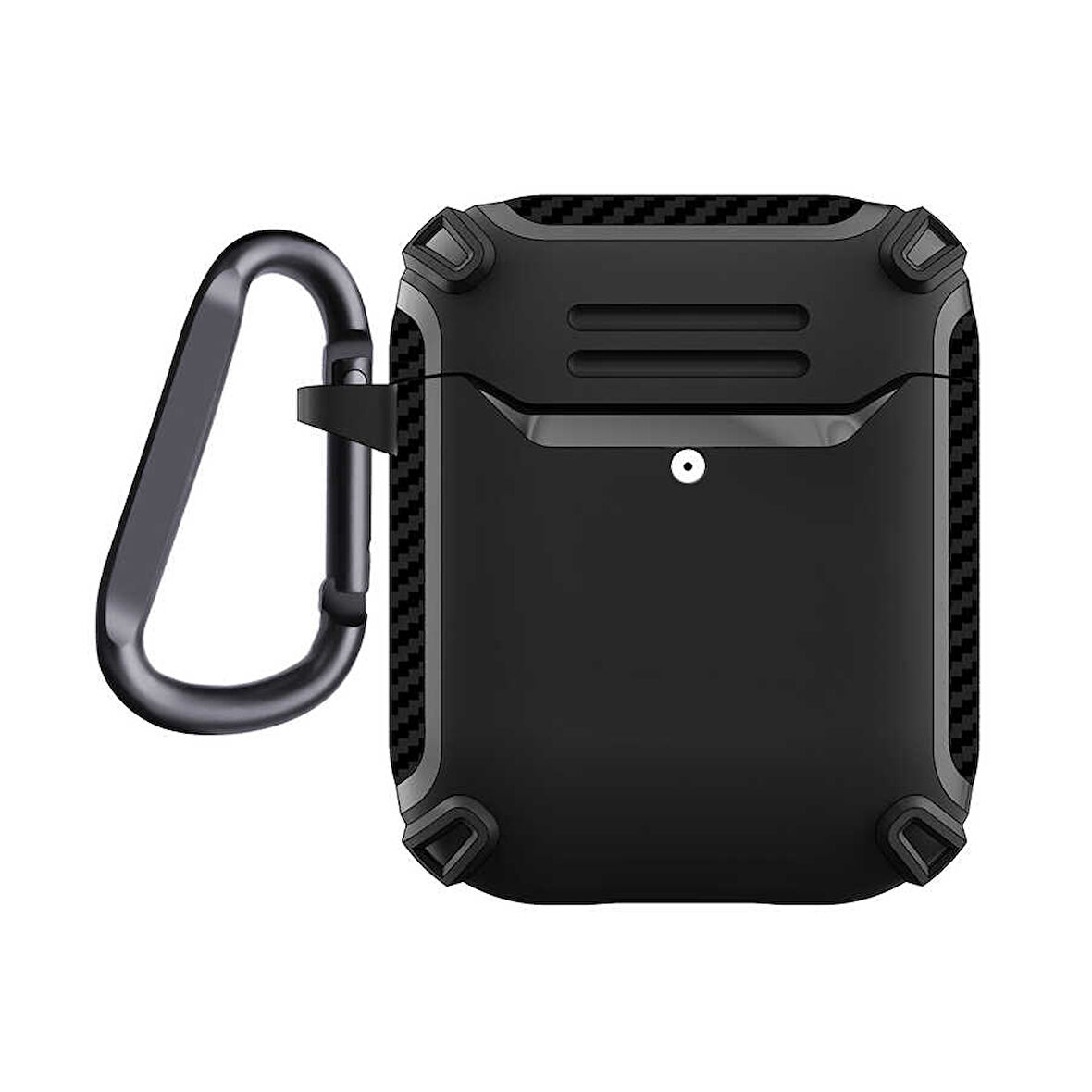 Apple Airpods 1. / 2. Nesil Uyumlu Kılıf Karbonfiber TPU Silikon Uyumlu Kılıf 26