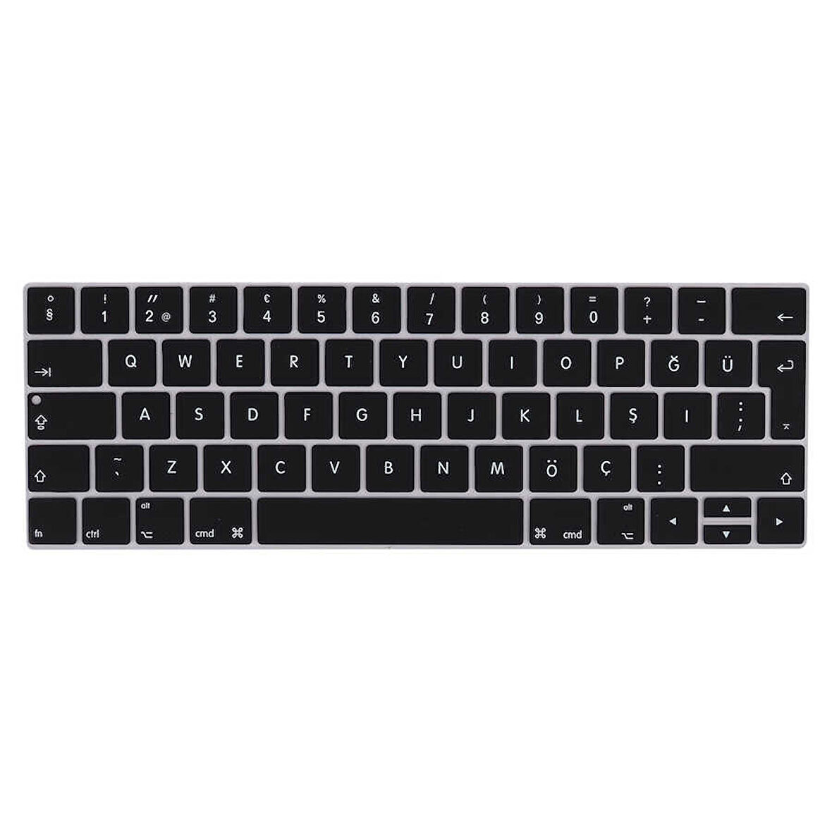Apple Macbook Pro 15.4inç 2017 A1707 Q Klavye Koruyucu Silikon Ped