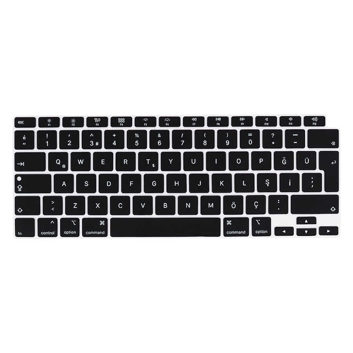 Apple Macbook Air 13.3inç M1 A2179 Q Klavye Koruyucu Silikon Ped