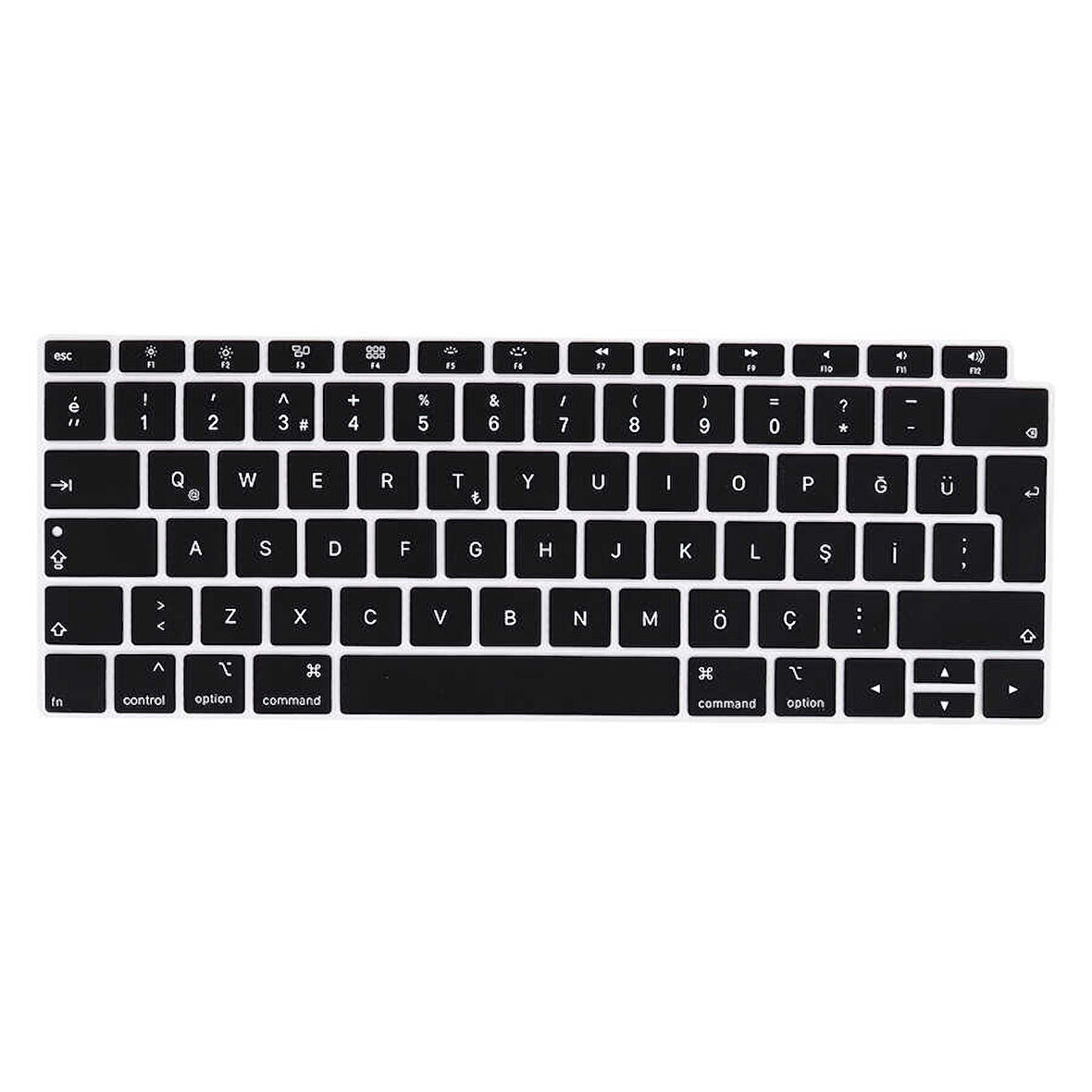 Apple Macbook Air 13.3inç A1932 Q Klavye Koruyucu Silikon Ped