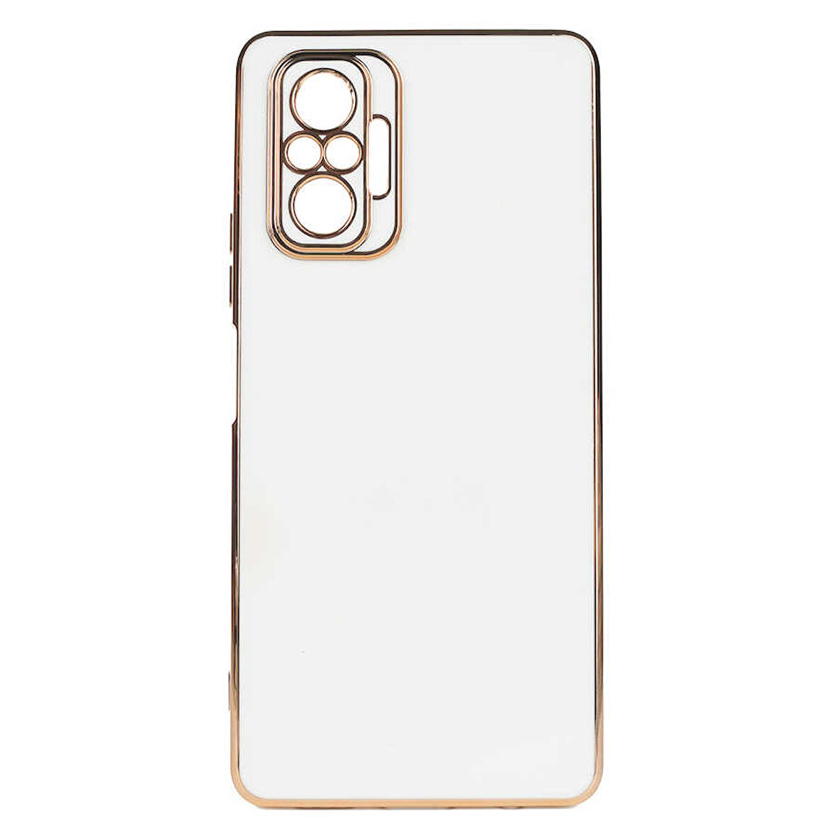 Xiaomi Redmi Note 10 Pro Kılıf Köşeli Altın Model Kapak