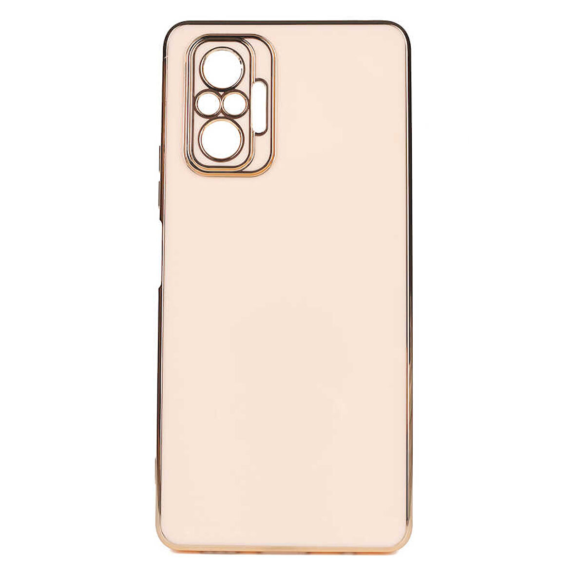 Xiaomi Redmi Note 10 Pro Kılıf Köşeli Altın Model Kapak