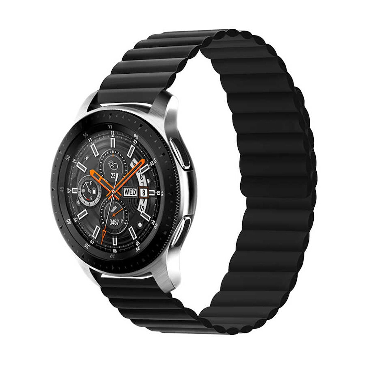 Huawei Honor Magic 2 42mm Kordon Renkli Strap Deri Loop Kordon