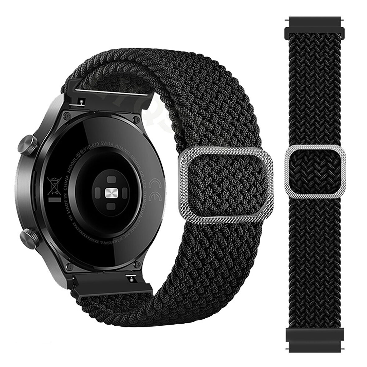 Huawei Watch 3 GT GT2 GT2e GT3 GT4 GT5 Pro 46mm Ultimate SE Elite Kordon Örgü Tokalı Kordon