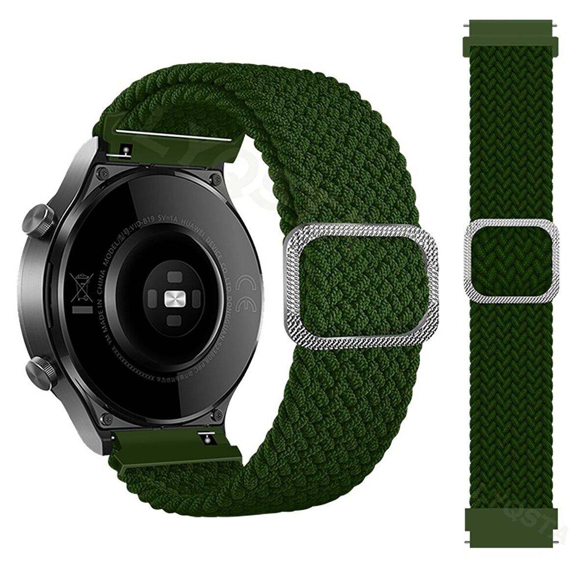 Huawei Watch 3 GT GT2 GT2e GT3 GT4 GT5 Pro 46mm Ultimate SE Elite Kordon Örgü Tokalı Kordon